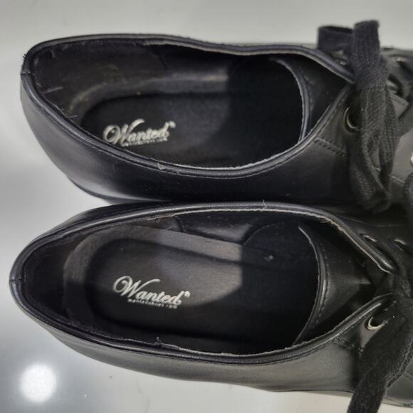 Wanted Breakout Oxford 90's Y2K Style Lug Heel Platform Size 9 - Picture 9 of 12